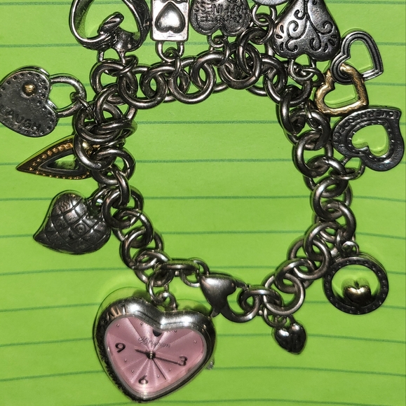 BRIGHTON Heart Charm Bracelet with Watch - Picture 1 of 3